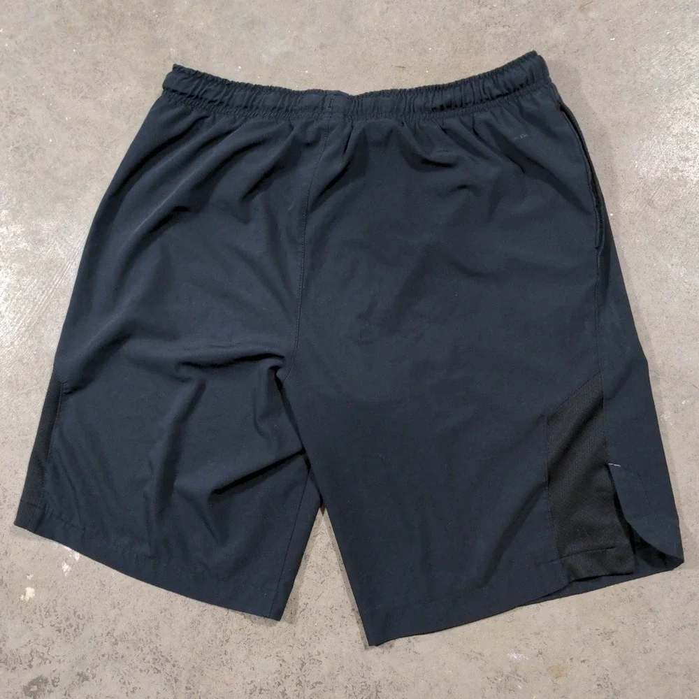 Layer 8 Womens Athletic Shorts Black Medium M Drawstring Elastic Waist Gym Run - Picture 9 of 9